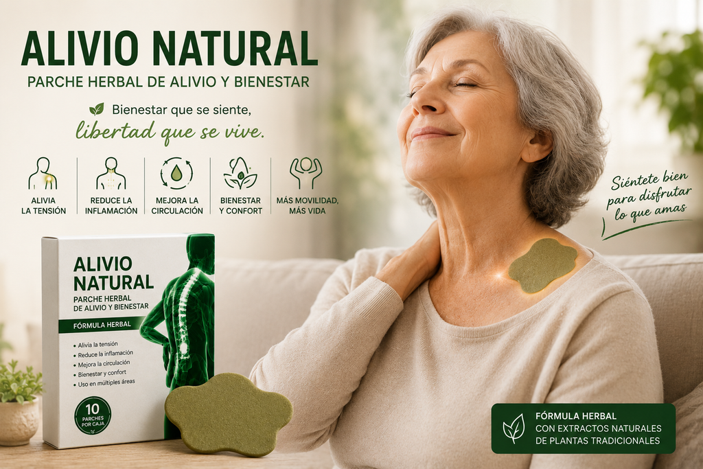 ALIVIANA – Parche Herbal de Alivio Natural (10 Unidades)